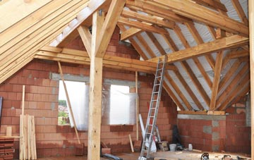 St Maughans Green attic trusses